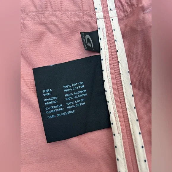 NINE WEST Women’s Button Up Cotton Canvas Utility Jacket Size: M - Picture 9 of 9